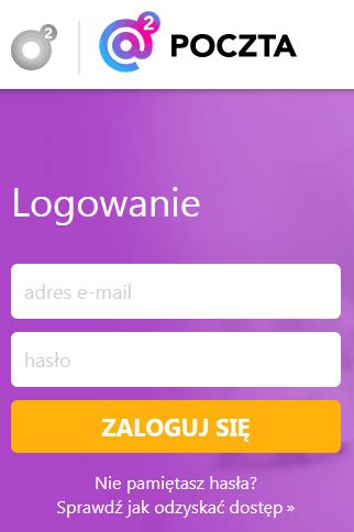 logowanie o2.pl|Odzyskaj hasło w Poczcie o2